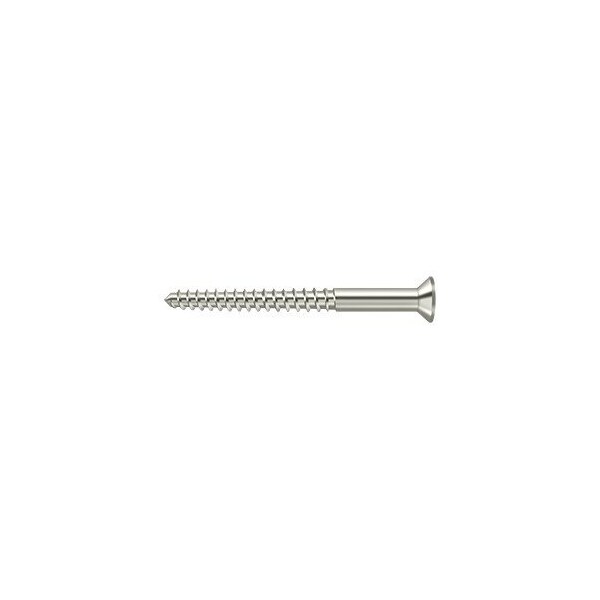 Deltana Wood Screw, Polished Nickel Brass SCWB1225U14 - main